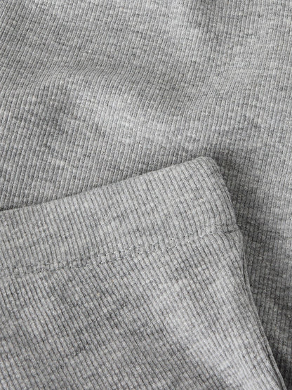 Bootcut Leggings/Byxa Nakal Ribbad Grå