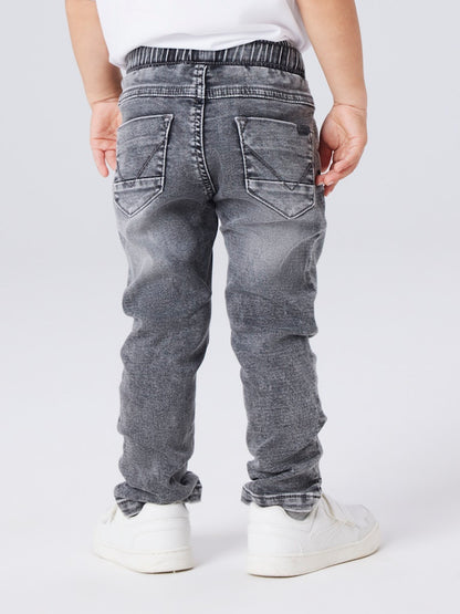 Jeans Mjuka Ryan Normal Passform Grå