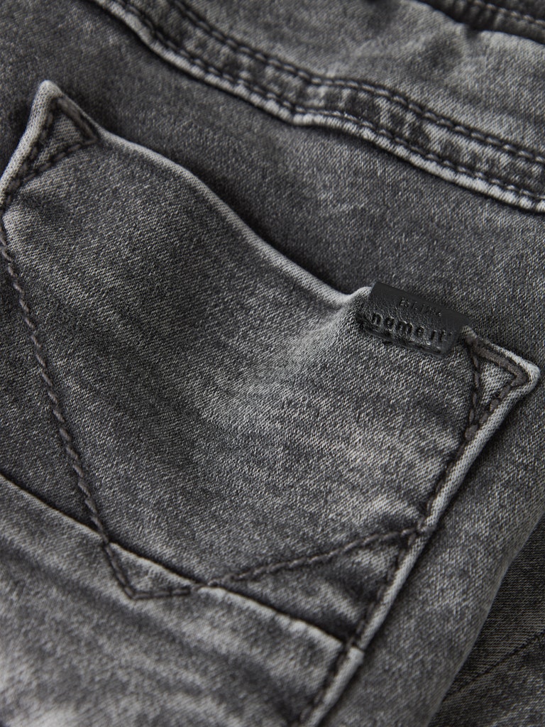 Jeans Mjuka Ryan Normal Passform Grå
