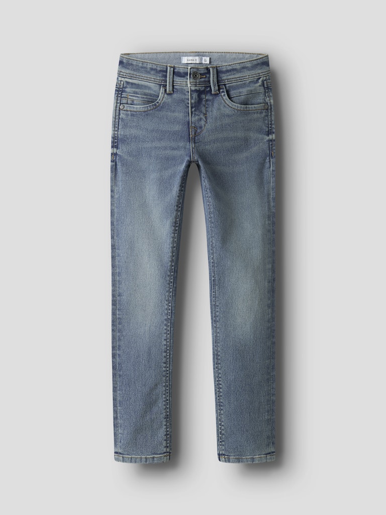 Jeans Silas Jeans Mörk Tvätt Smal Vintage Medium Blå Denim