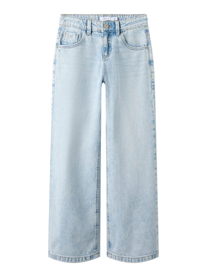Jeans Vida Ben Enfärgade Ljus Blå
