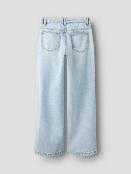 Jeans Vida Ben Enfärgade Ljus Blå