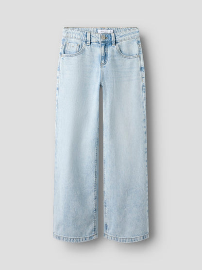 Jeans Vida Ben Enfärgade Ljus Blå
