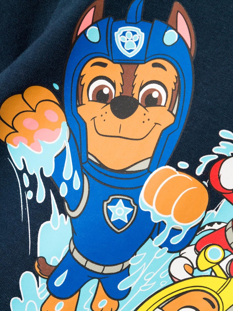 T-shirt Kortärmad Paw Patrol Manse Marinblå