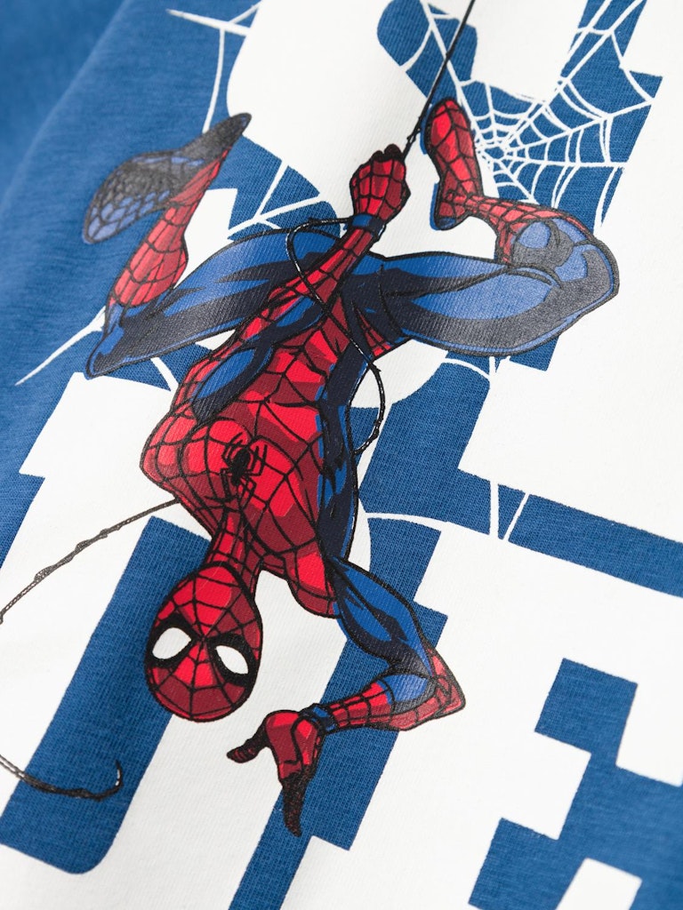 T-shirt Spiderman Makan Blå