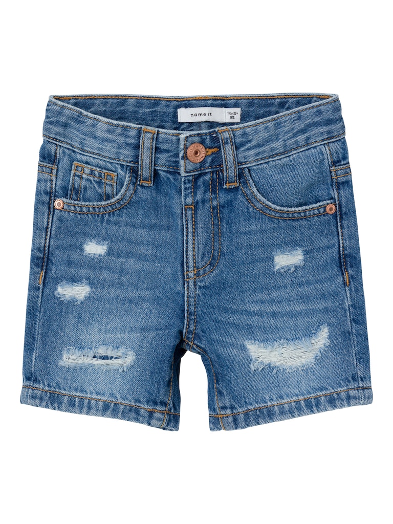 Jeansshorts Ryan Regular Slitningar Blå