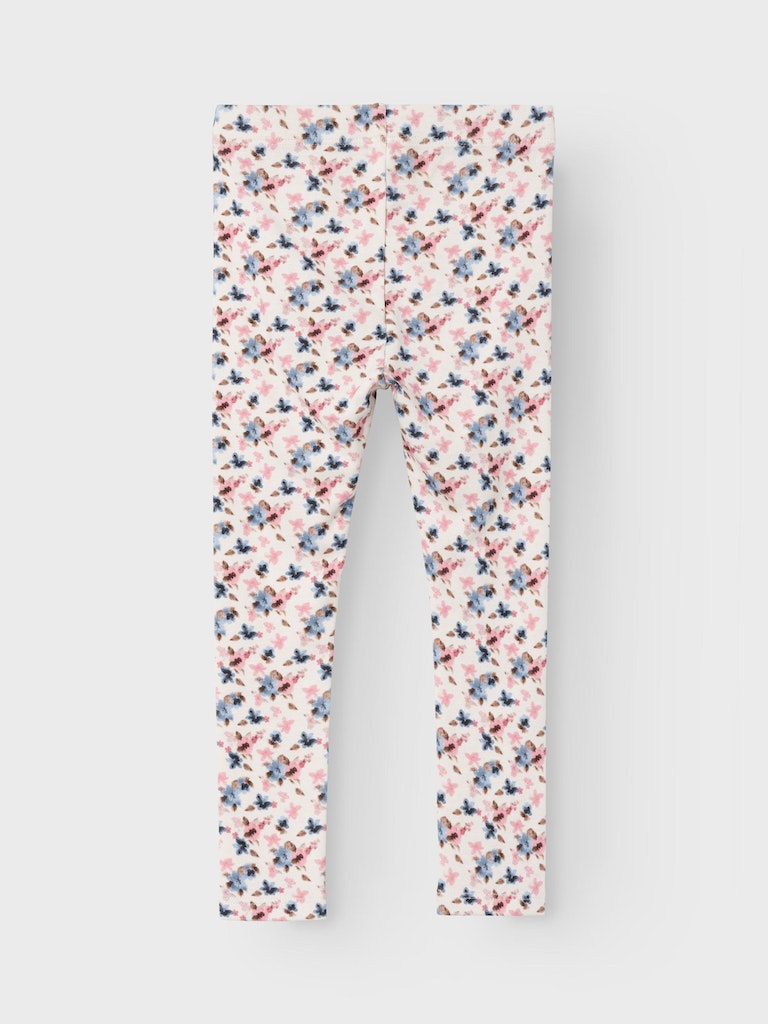 Legging Freyas Blommönster Rosa/Blå/Vit