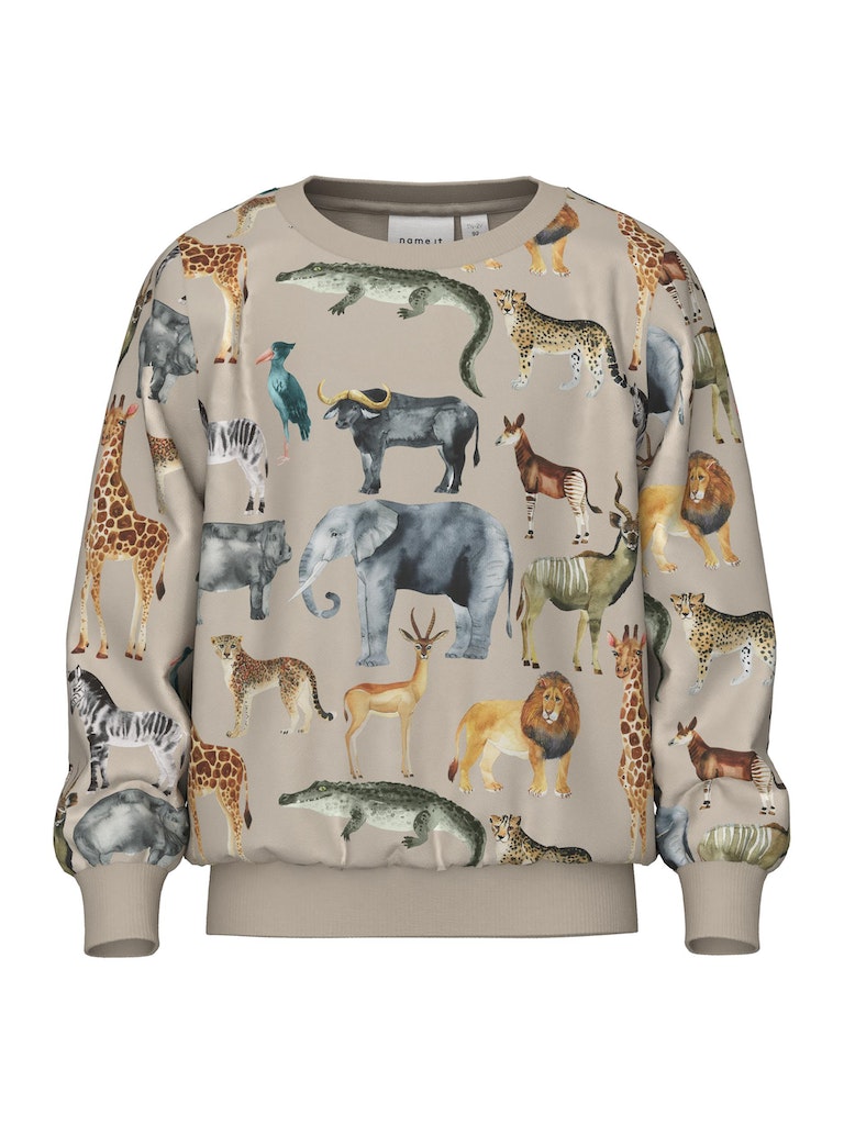 Sweattröja Jasen Safaridjur Beige