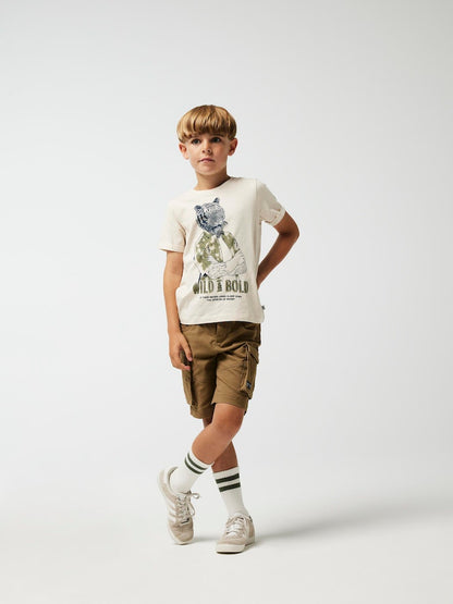 T-shirt Hasimon Tiger Beige