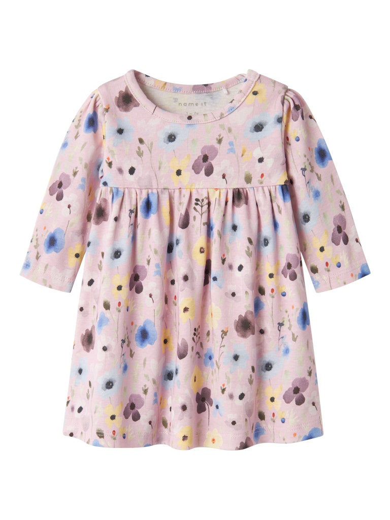 Klänning Tiane Blommor Mönstrad Rosa