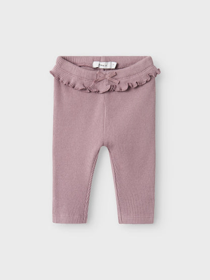 Byxa Torin Ribbad Enfärgad Rosa