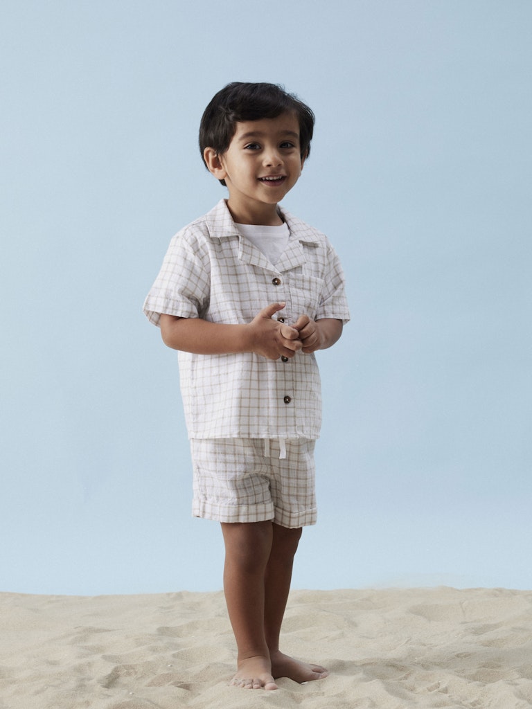 Shorts Halom Rutiga Vit