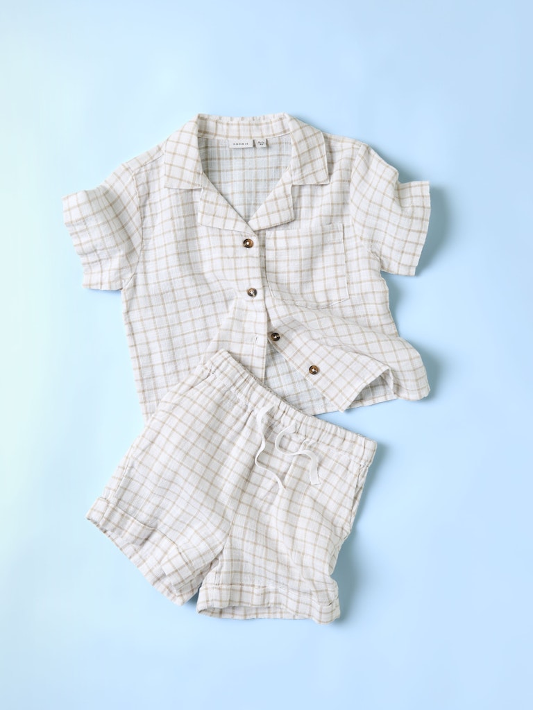 Shorts Halom Rutiga Vit