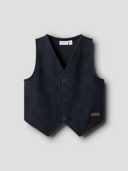 Väst Rutig Robino Sweat Blå