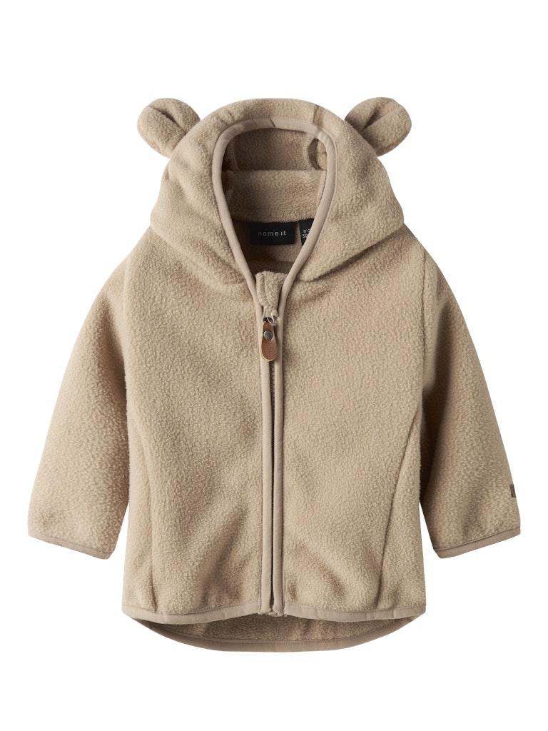 Jacka Fleece Meeko Enfärgad Beige