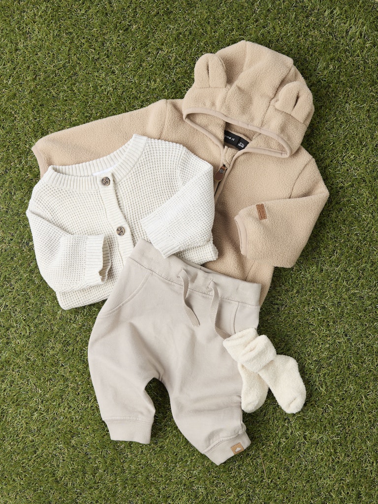 Jacka Fleece Meeko Enfärgad Beige