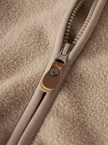 Jacka Fleece Meeko Enfärgad Beige