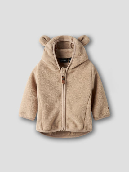 Jacka Fleece Meeko Enfärgad Beige