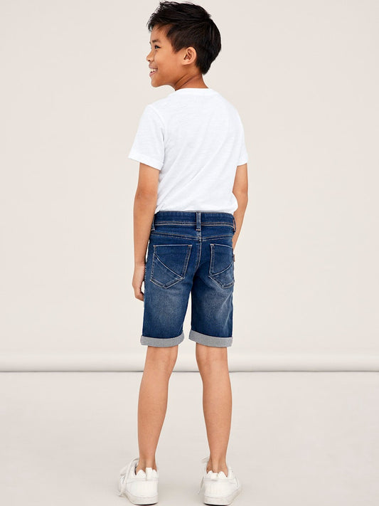 Jeansshorts Silas Medium Blå