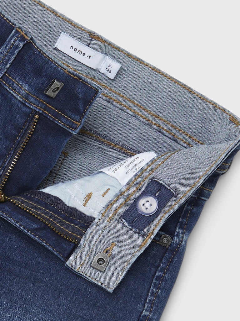 Jeansshorts Silas Medium Blå