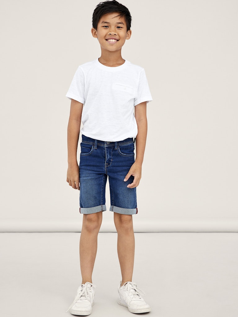 Jeansshorts Silas Medium Blå