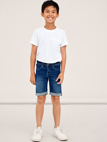 Jeansshorts Silas Medium Blå
