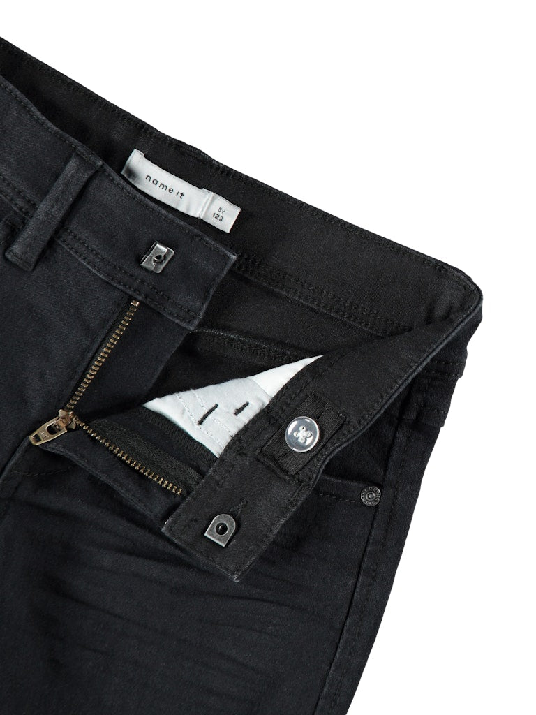 Jeansshorts Silas Svart