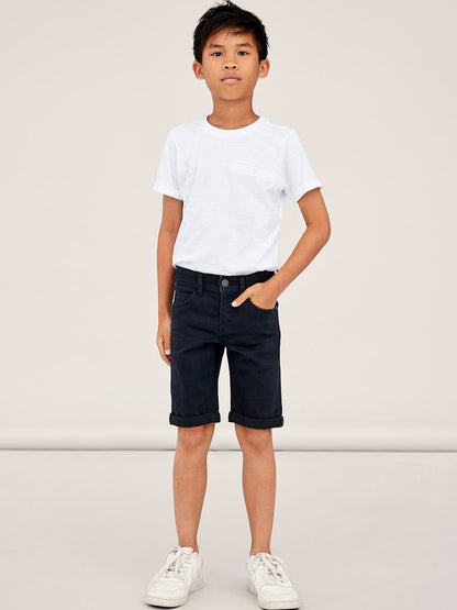Jeansshorts Silas Svart