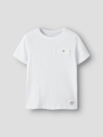 T-shirt Vincent K Enfärgad Vit