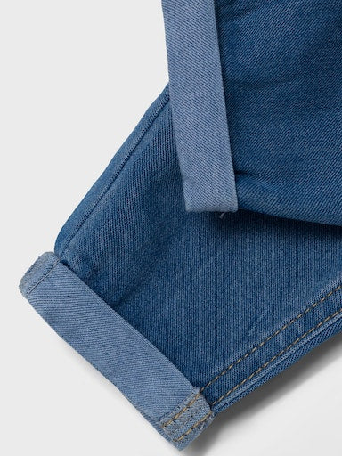 Supermjuka Jeans Berlin Knappar Baggy Blå