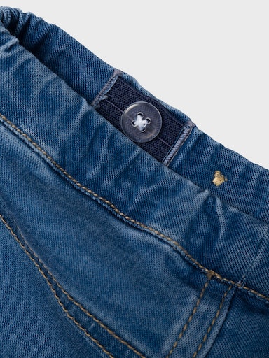 Supermjuka Jeans Berlin Knappar Baggy Blå