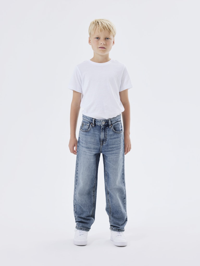 Jeans Ryan Rak Passform Medium Blå