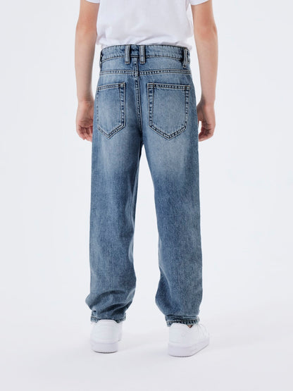 Jeans Ryan Rak Passform Medium Blå