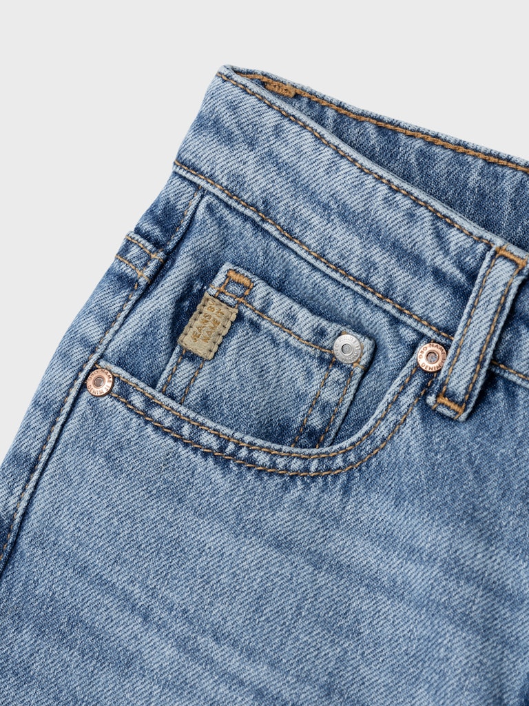 Jeans Ryan Rak Passform Medium Blå