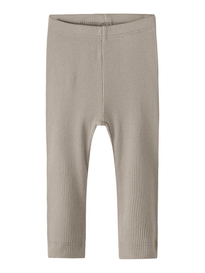 Byxa/Legging Kab Ribbad M Enfärgad Beige