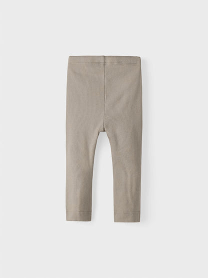 Byxa/Legging Kab Ribbad M Enfärgad Beige