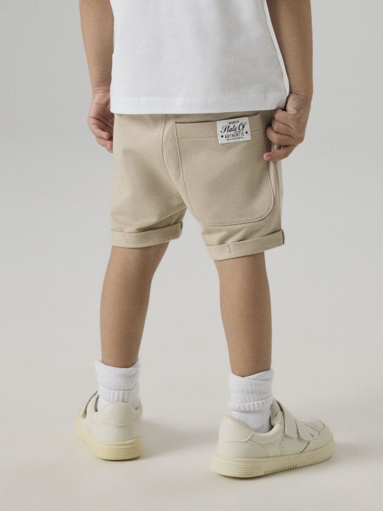 Shorts Vermo K Enfärgade Beige