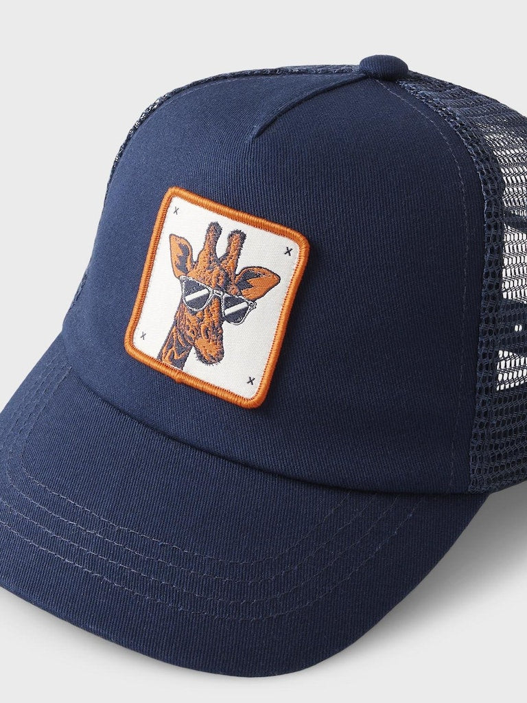 Keps Davis Giraff Blå