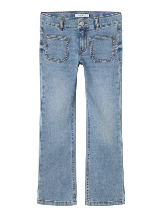 Bootcutjeans Polly  Ljus Blå