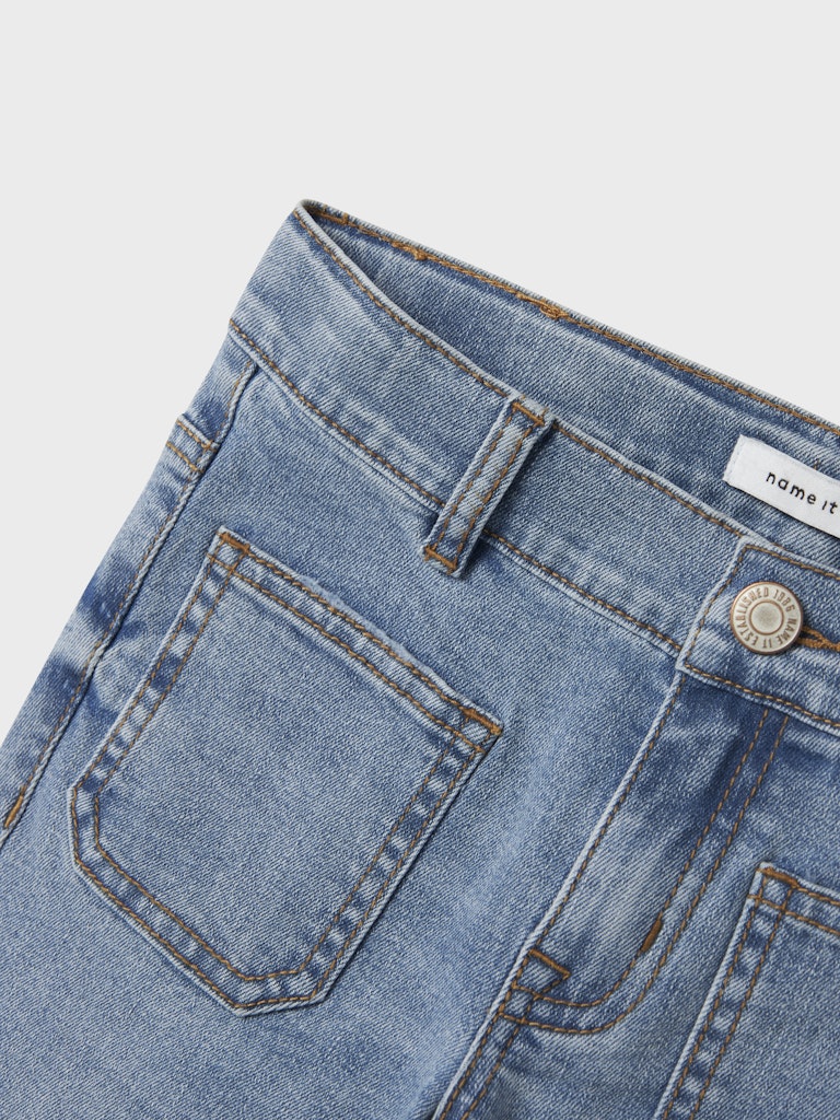 Bootcutjeans Polly  Ljus Blå