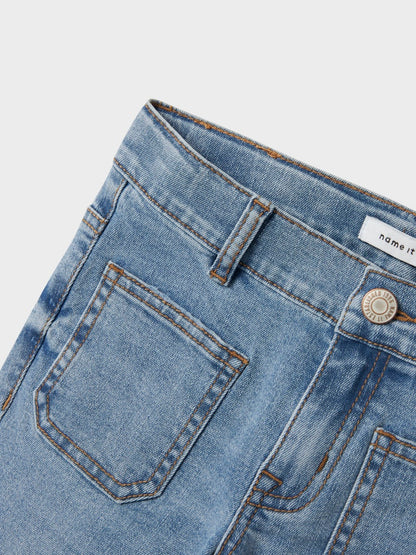Bootcutjeans Polly  Ljus Blå