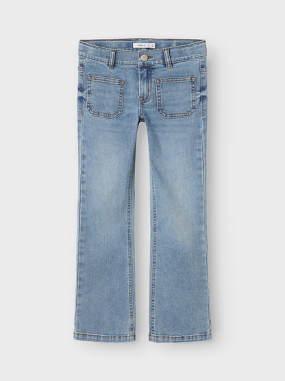 Bootcutjeans Polly  Ljus Blå