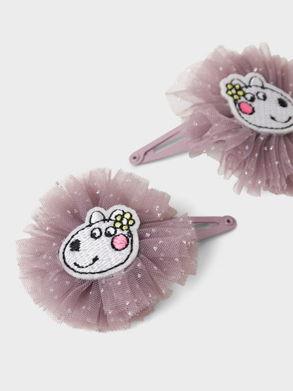 Hårspännen Greta Gris 2-pack Darin Rosa