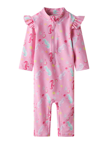 UV-dräkt Zila 3/4 Mönstrad Rosa