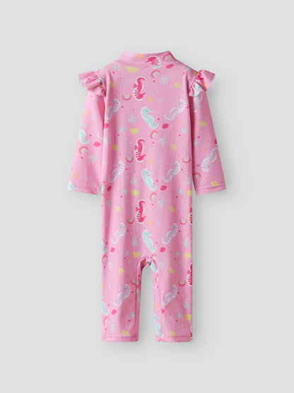 UV-dräkt Zila 3/4 Mönstrad Rosa