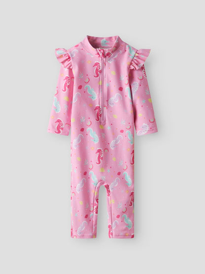 UV-dräkt Zila 3/4 Mönstrad Rosa