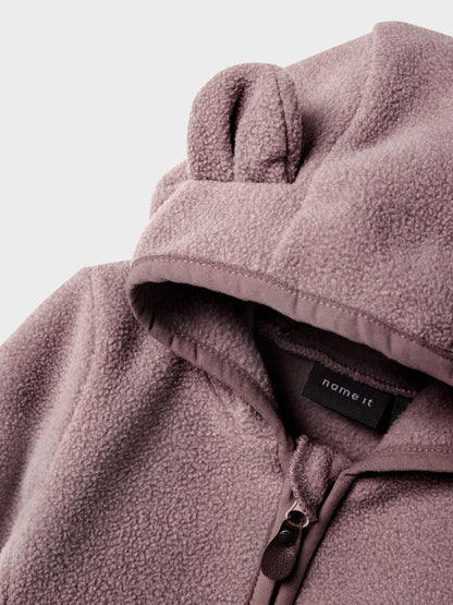 Jacka Fleece Meeko Enfärgad Rosa