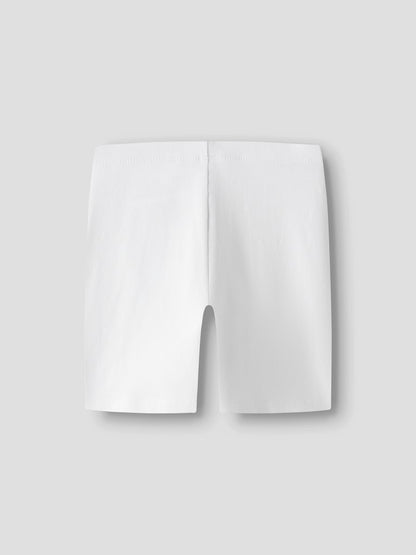 Cykelbyxa/Korta Leggings Vivian Enfärgad Vit