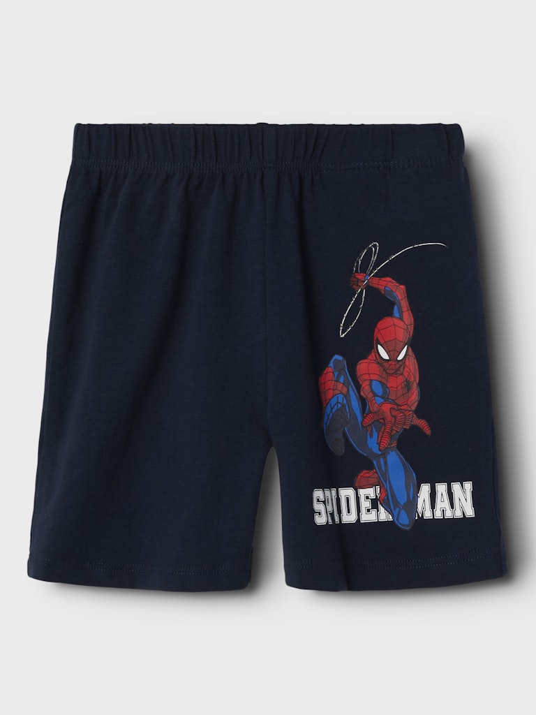 Shorts-set/Pyjamas Spiderman Kortärmad Blå