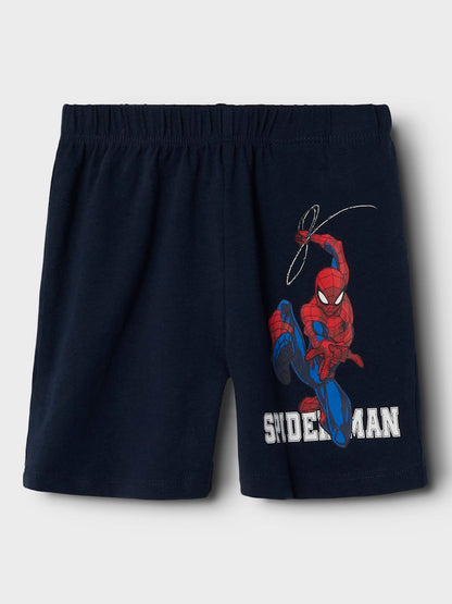 Shorts-set/Pyjamas Spiderman Kortärmad Blå
